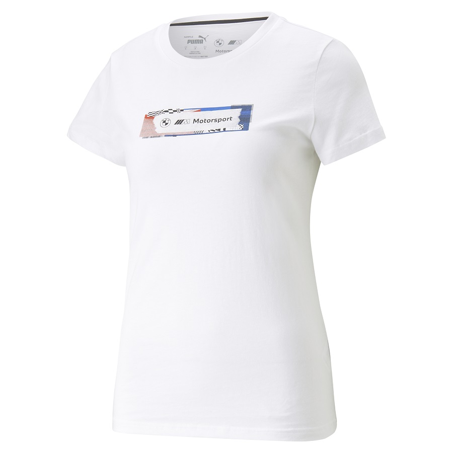Koszulka BMW M Motorsport Statement Logo, biała, damska XS 80142864302 #1