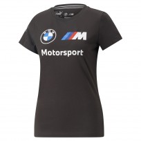 Koszulka BMW M Motorsport Essentials Logo, czarna, damska XS 80142864309