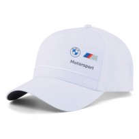 Czapka z daszkiem BMW M Motorsport, biała, unisex 80162864387