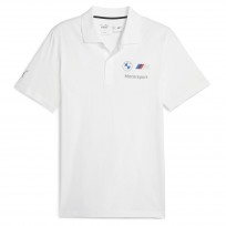 Koszulka polo BMW M Motorsport, biała, męska M 80145B318B4
