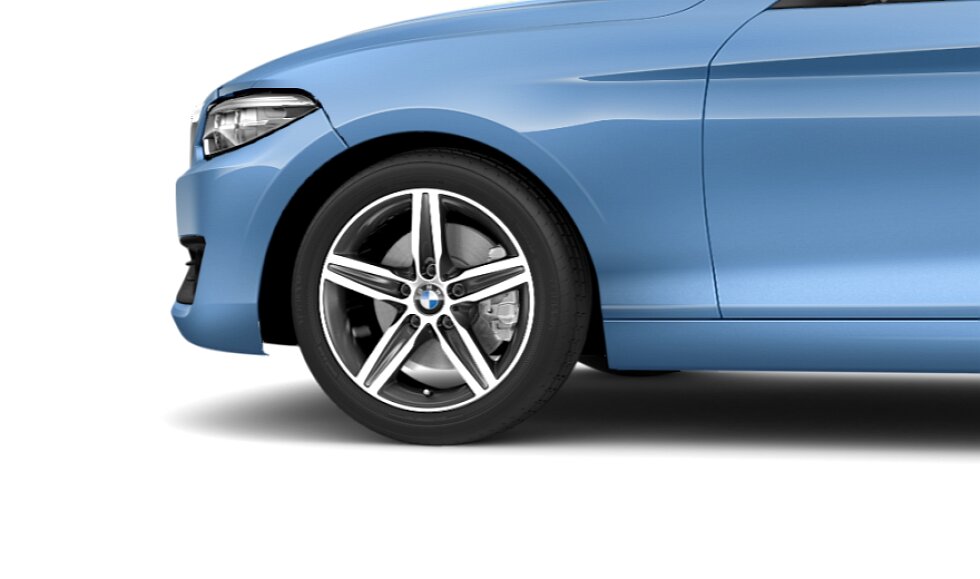 Koła kompletne zimowe 36112471482 BMW serii 2 F22 17" aluminiowe obręcze Star-spoke 379 Orbit Grey. Cena dotyczy 1 szt. #1