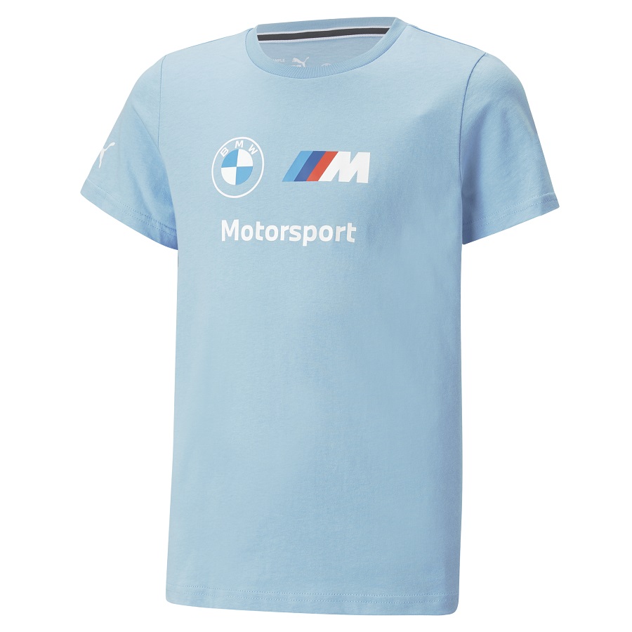 Koszulka BMW M Motorsport Essentials Logo, niebieska, dziecięca. Rozmiar 160 80142864325 #1