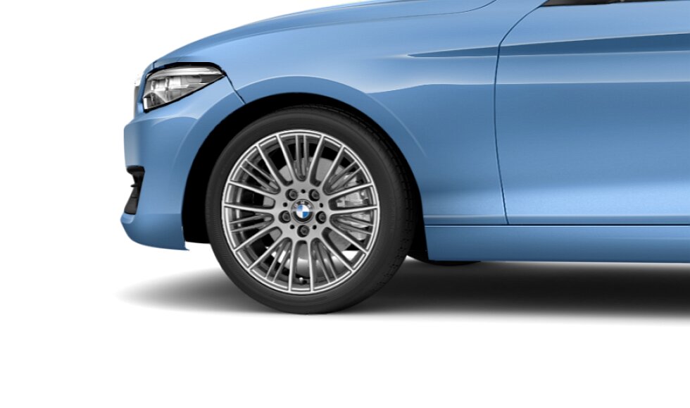 Koła kompletne zimowe 36112448001 BMW serii 2 F22 18" aluminiowe obręcze Radial-spoke 388 Ferric Grey. Cena dotyczy 1 szt. #1