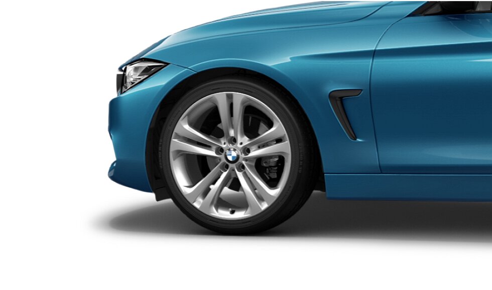 Koła kompletne letnie 36112287890 BMW serii 4 F32 19" aluminiowe obręcze Double-spoke 401. Cena dotyczy 1 szt. #1