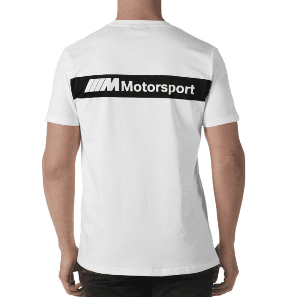 Koszulka BMW M Motorsport z nadrukiem, biała, męska S 80142461096 #4