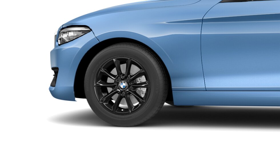 Koła kompletne zimowe 36112464903 BMW serii 2 F22 16" aluminiowe obręcze V-spoke 411 czarne. Cena dotyczy 1 szt. #1