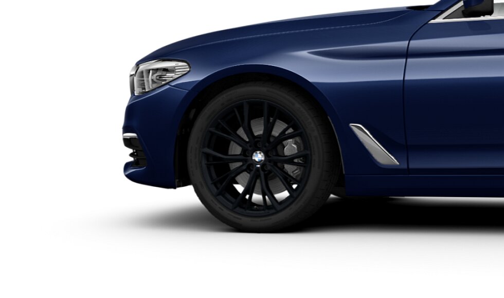 Koła kompletne zimowe 36112462551 BMW serii 5 G30 19" aluminiowe obręcze Double-spoke 786M, czarny mat. Cena dotyczy 1 szt. #1