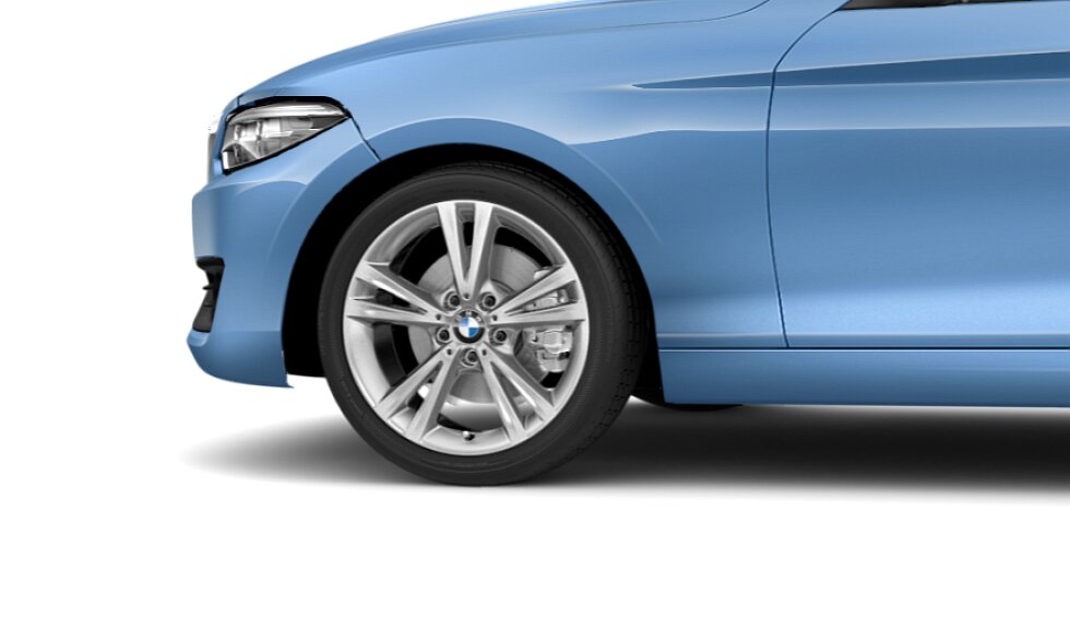 Koła kompletne zimowe 36112289737 BMW serii 2 F22 18" aluminiowe obręcze Double-spoke 385. Cena dotyczy 1 szt. #1