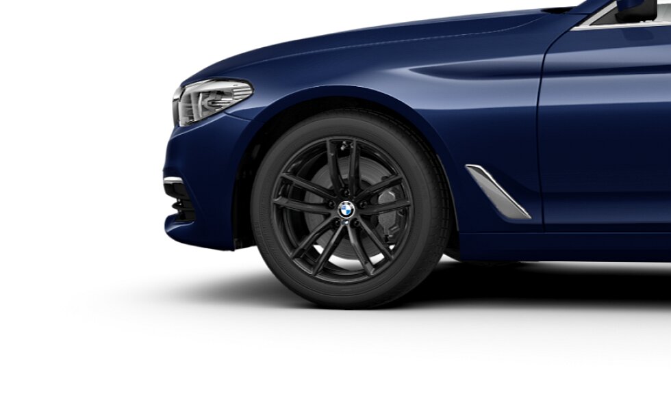 Koła kompletne zimowe 36112462550 BMW serii 5 G30 18" aluminiowe obręcze M Double-spoke 662 M czarne. Cena dotyczy 1 szt. #1